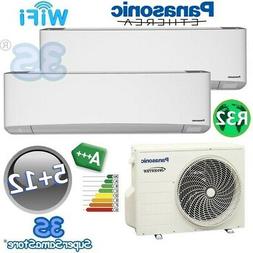 3S CONDIZIONATORE PANASONIC con WI-FI R32 DUAL ETHEREA SPLIT