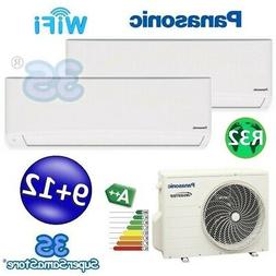 3S CONDIZIONATORE PANASONIC DUAL SPLIT 9000 + 12000 INVERTER
