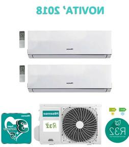 CONDIZIONATORE HISENSE DUAL SPLIT 12+12 12000+12000 NEW COMF