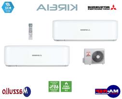 CONDIZIONATORE CLIMATIZZATORE MITSUBISHI KIREIA WHITE DUAL S