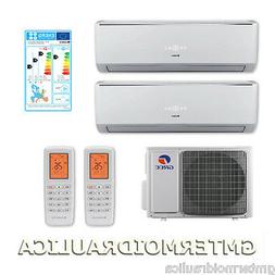 CONDIZIONATORE DUAL SPLIT ARGO GREE LOMO INVERTER 9+12 9000+