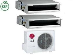 Condizionatore LG Dual Split Canalizzato 9000+18000 BTU R-32