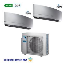 Condizionatore Daikin Dual Split Inverter Emura Silver 7+9 7