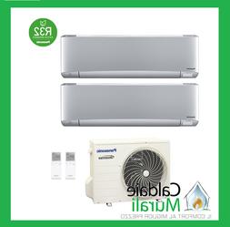 CONDIZIONATORE DUAL SPLIT PANASONIC INVERTER ETHEREA SILVER 