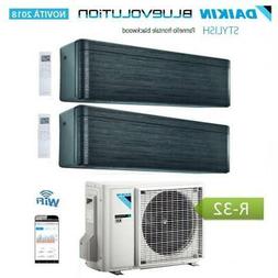 Condizionatore Daikin Dual Split Stylish Blackwood R-32 WI-F