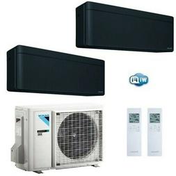 Daikin Condizionatore Dual Split Stylish Nero 9000 9000 Btu 