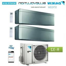 Condizionatore Daikin Dual Split Stylish Silver R-32 WI-FI 7