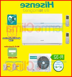 CONDIZIONATORE DUALSPLIT INVERTER 9000+12000 HISENSE NEW COM