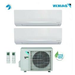 Daikin Condizionatore Fisso 9000+12000 Btu A++ A+ R32 2AMXF5