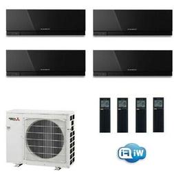 Condizionatore Mitsubishi Quadri Kirigamine ZEN Nero 9+9+9+9