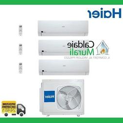 CONDIZIONATORE TRIAL SPLIT INVERTER HAIER BREZZA BS4 A++ 7+7
