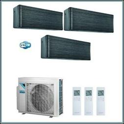 Condizionatore Daikin Trial Stylish Nero WiFi 9+9+12 Climati