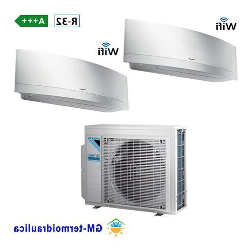 condizionatore dual split inverter emura white 9