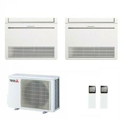 condizionatore dual split pavimento mfz kt 9000