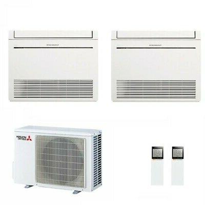 condizionatore dual split pavimento mfz kt 12000