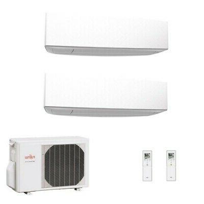 condizionatore dual split serie ke bianco 7000