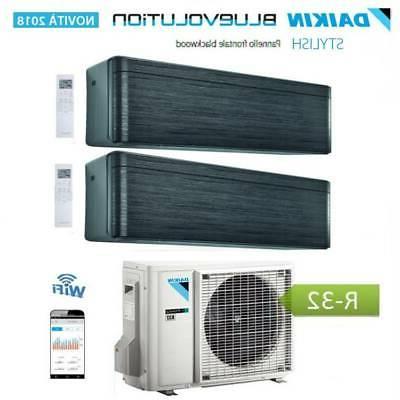 condizionatore dual split stylish blackwood r 32