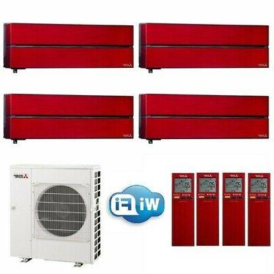 condizionatore quadri split kirigamine style rosso rubino