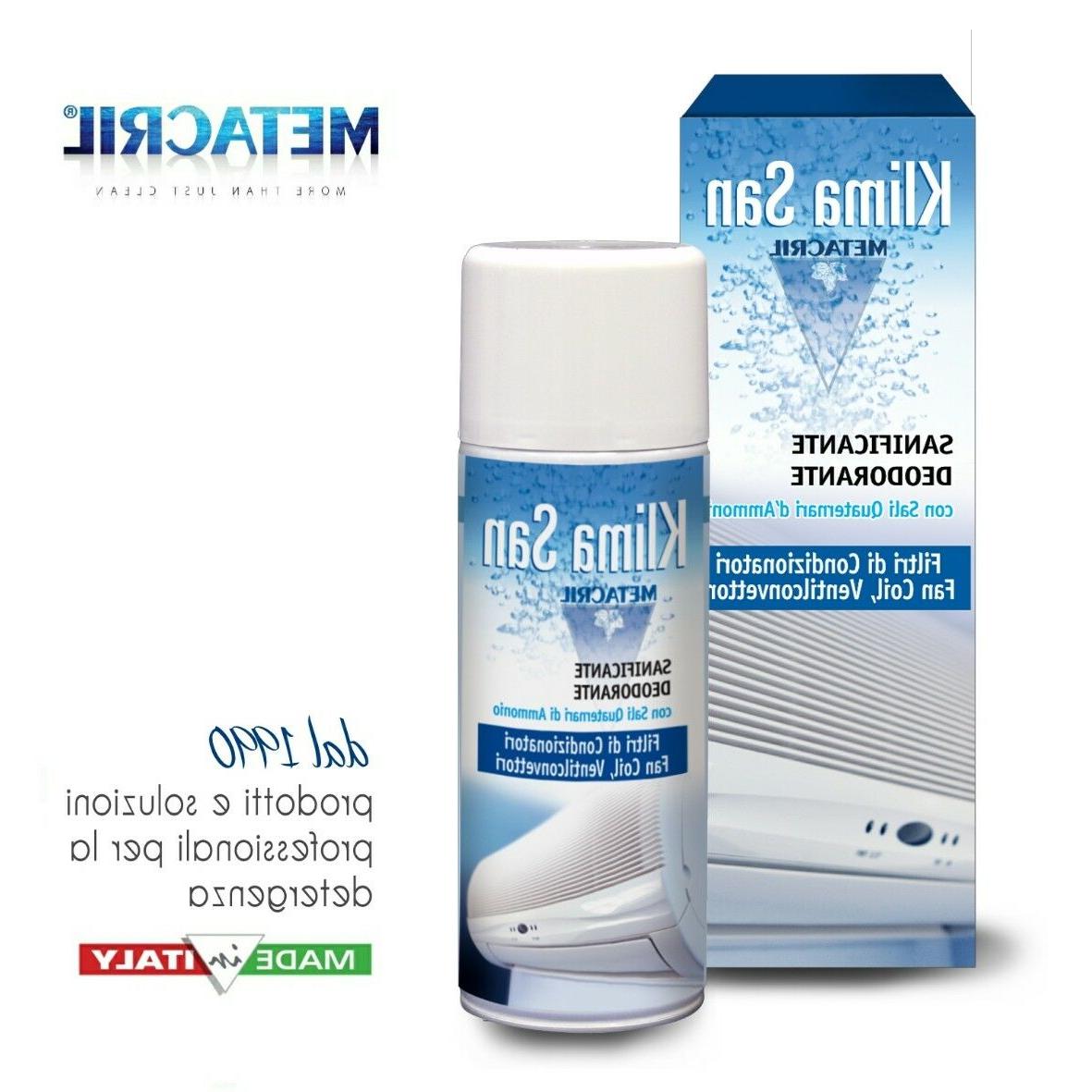 klima san sanitizzante deodor spray filtri condizionatori