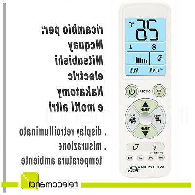 telecomando condizionatore clima mcquay mitsubishi electric 