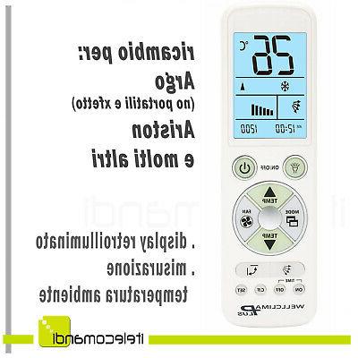 telecomando condizionatore climatizzatore argo ariston
