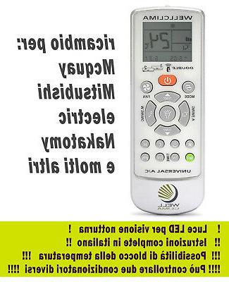 telecomando condizionatore mcquay mitsubishi electric nakato