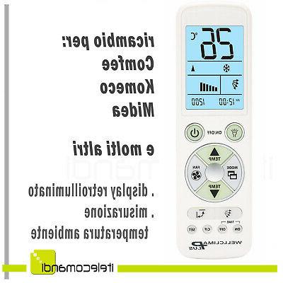 telecomando per condizionatore comfee komeco midea aria
