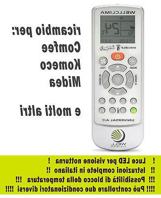 telecomando per condizionatore comfee komeco midea climatizz