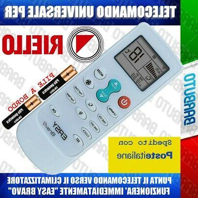 telecomando per riello condizionatore d aria universale