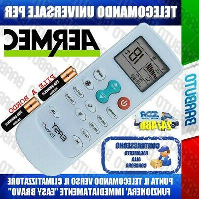 telecomando universale per climatizzatore condizionatore aer