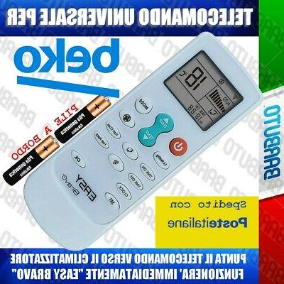 telecomando universale per climatizzatore condizionatore bek