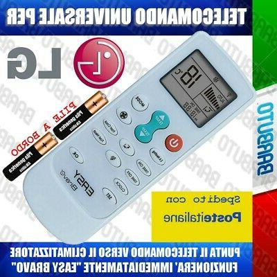 telecomando universale per climatizzatore condizionatore lg