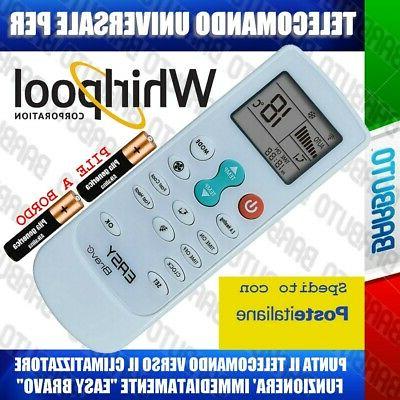 telecomando universale per climatizzatore condizionatore whi