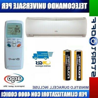 telecomando universale per condizionatore argo