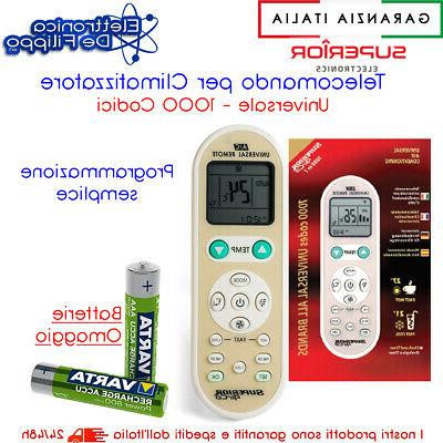 telecomando universale semplice per condizionatori toshiba d