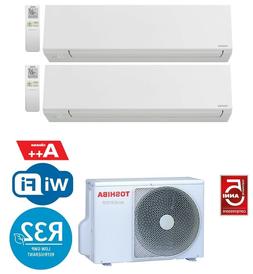 TOSHIBA SHORAI EDGE WIFI R32 CONDIZIONATORE DUAL SPLIT 7000+