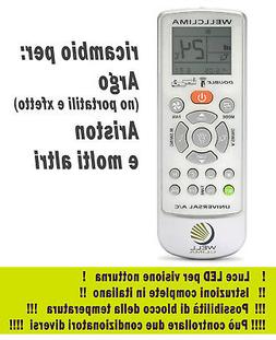 Telecomando condizionatore climatizzatore Argo split e pompa