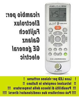 Telecomando condizionatore Electrolux Fujitech Galanz GE gen