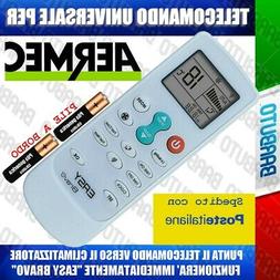 TELECOMANDO UNIVERSALE PER CLIMATIZZATORE CONDIZIONATORE AER