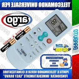 TELECOMANDO UNIVERSALE PER CLIMATIZZATORE CONDIZIONATORE ARG