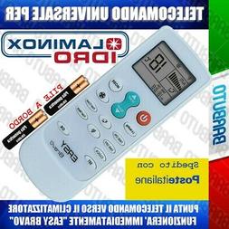 TELECOMANDO UNIVERSALE PER CLIMATIZZATORE CONDIZIONATORE LAM